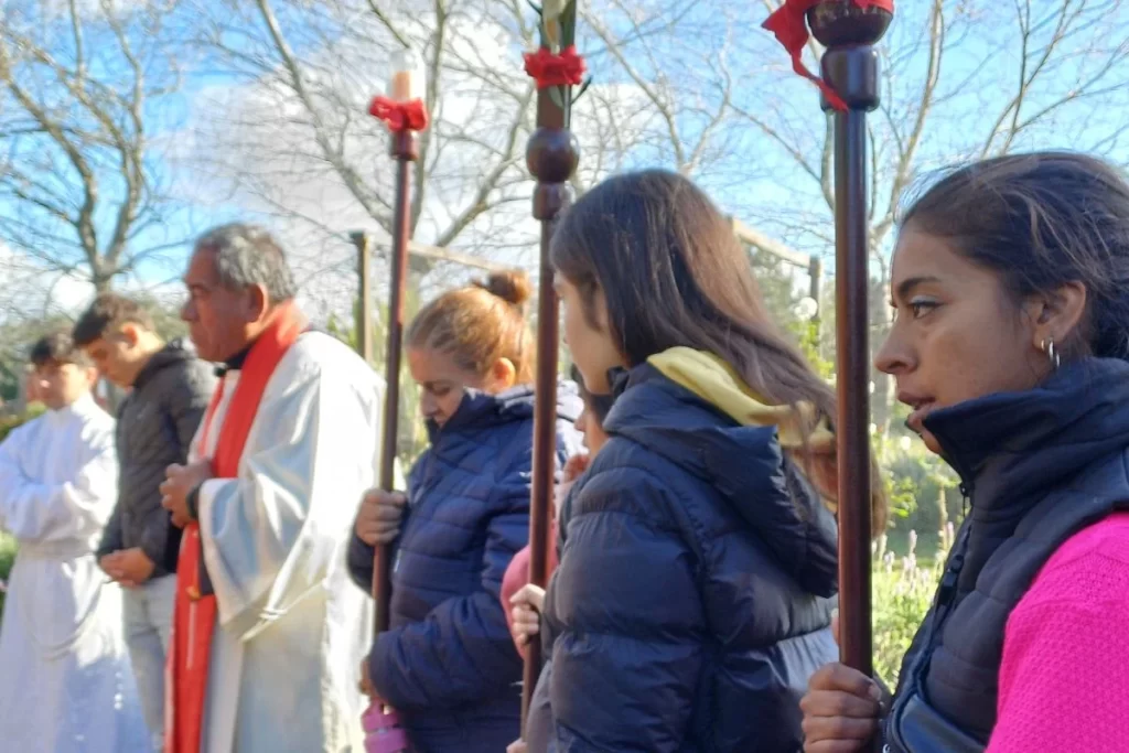 "Jesús consuela a las mujeres de Jerusalén".